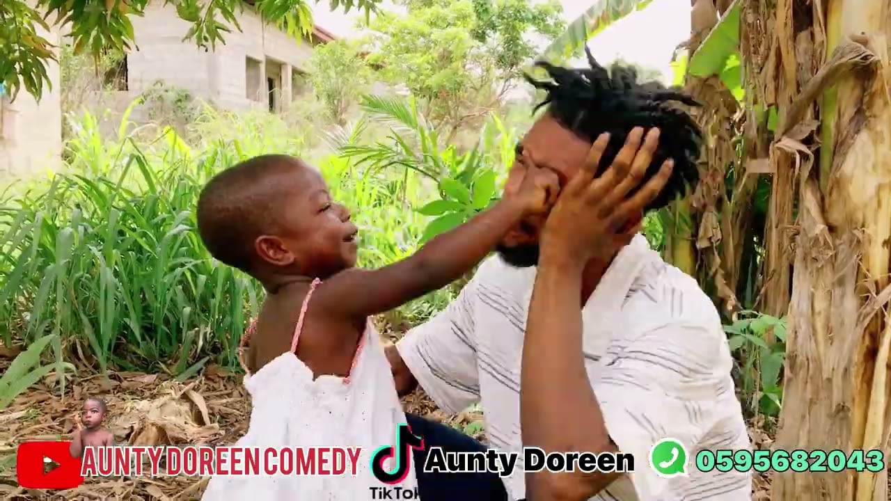 Eeei Junior Aunty Doreen is back again oo Watch this most interesting video to ... Str£ss 😃😃🤣🤣