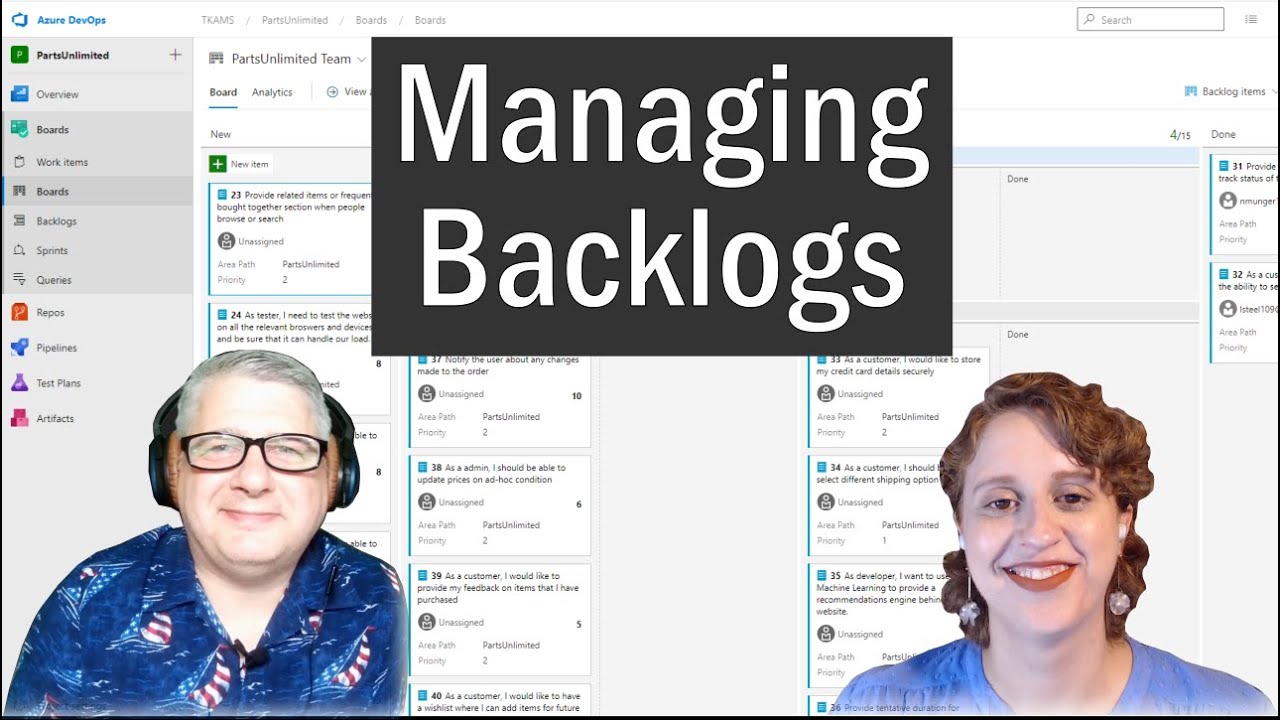 Azure DevOps | Managing a Backlog