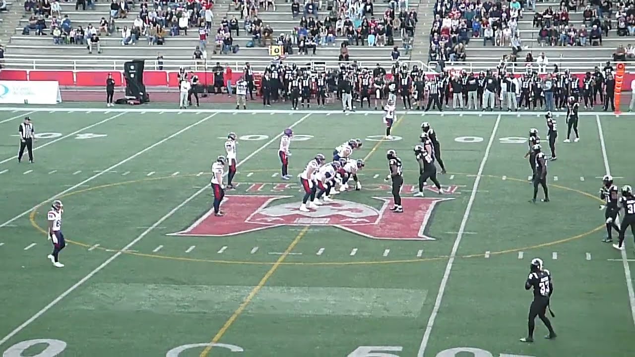 Montreal Alouettes QB Dustin Crum throws a 21-yard pass to Tyson Philpot vs. Ottawa Redblacks 5/22