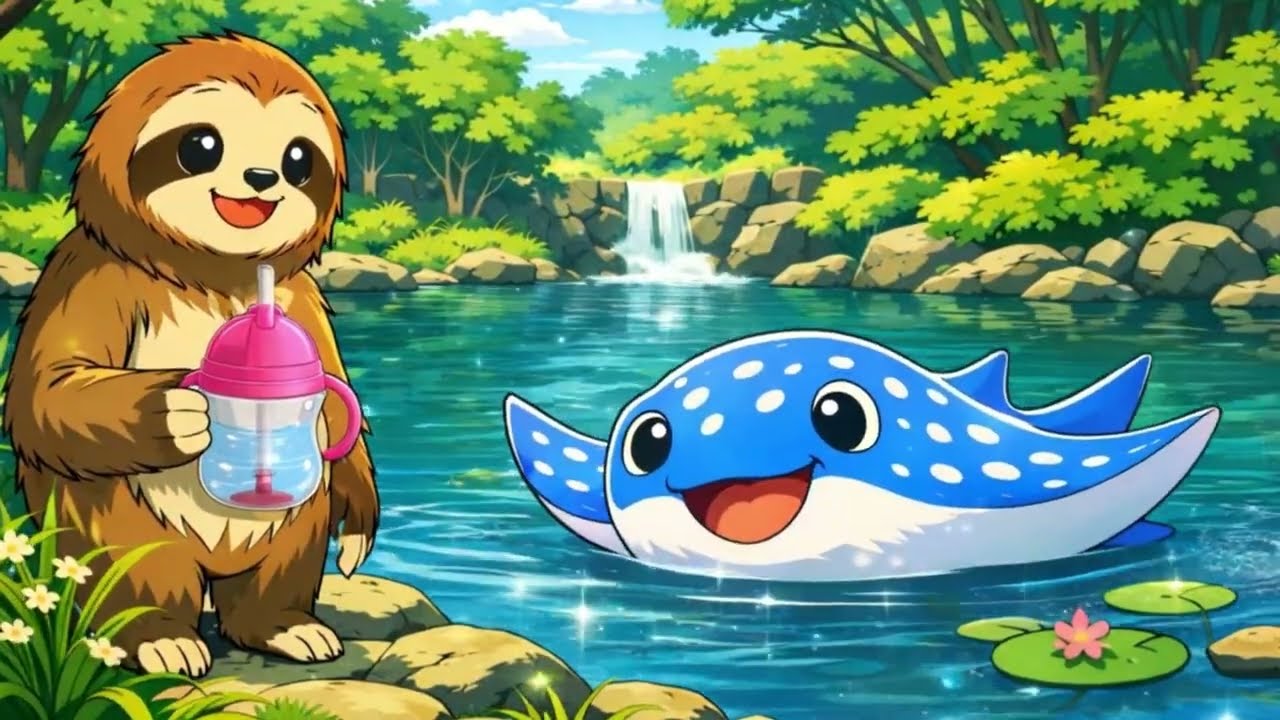 We go to the river to sip water