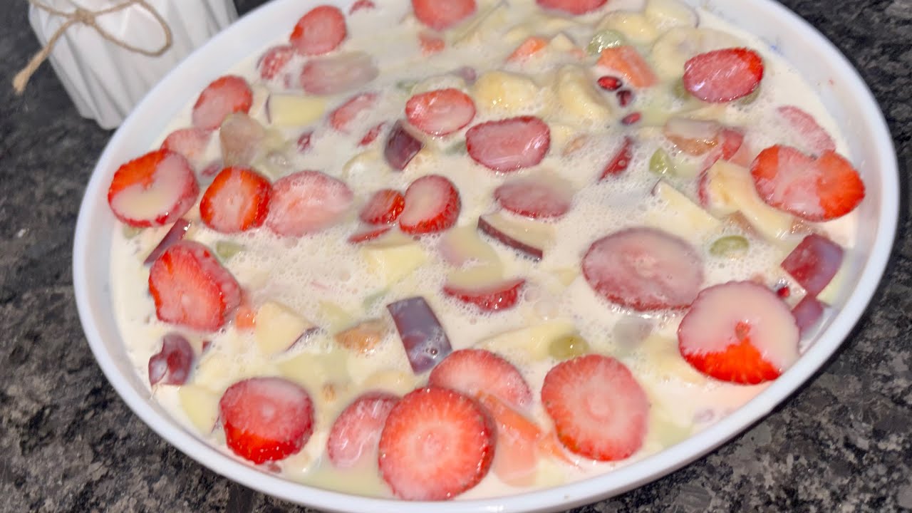 Ramzan Special Fruit Cream 😍 | 10 Min Iftar Dessert | Everyone Will Love It 