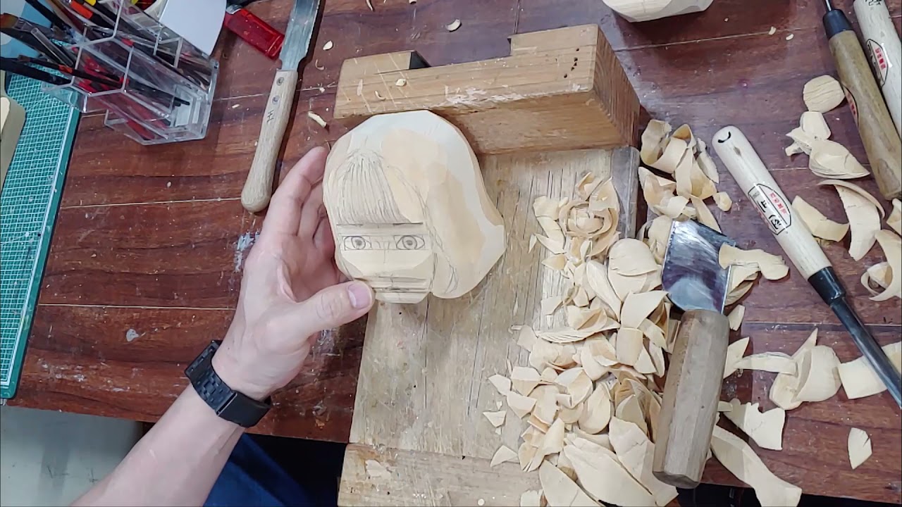 나무인형 제작 과정 Wooden doll making process