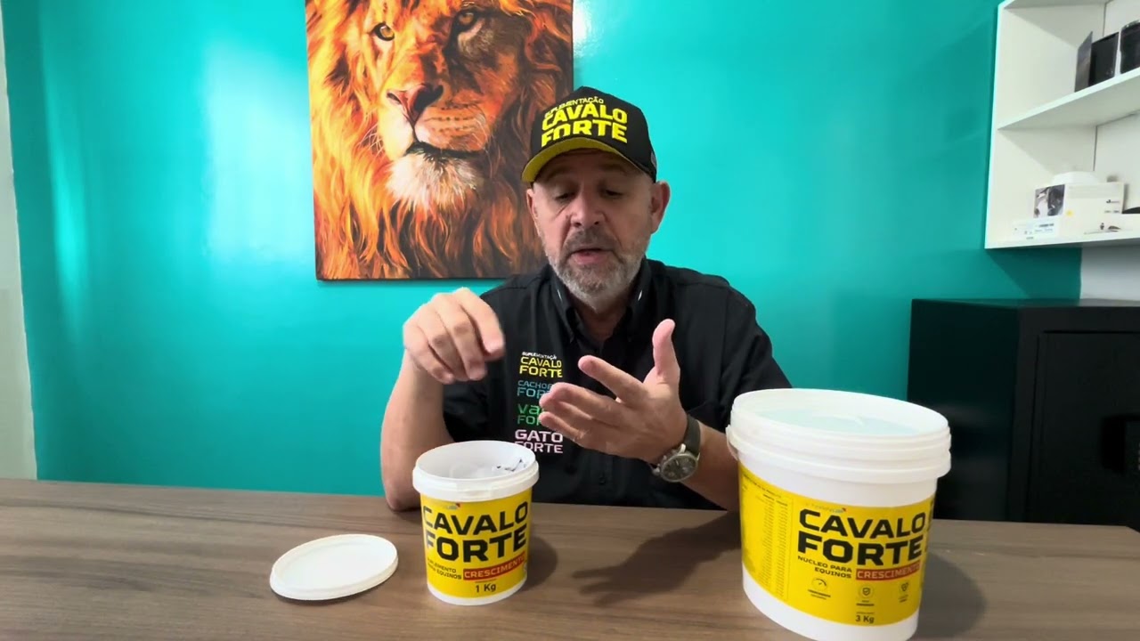 Cavalo forte crescimento