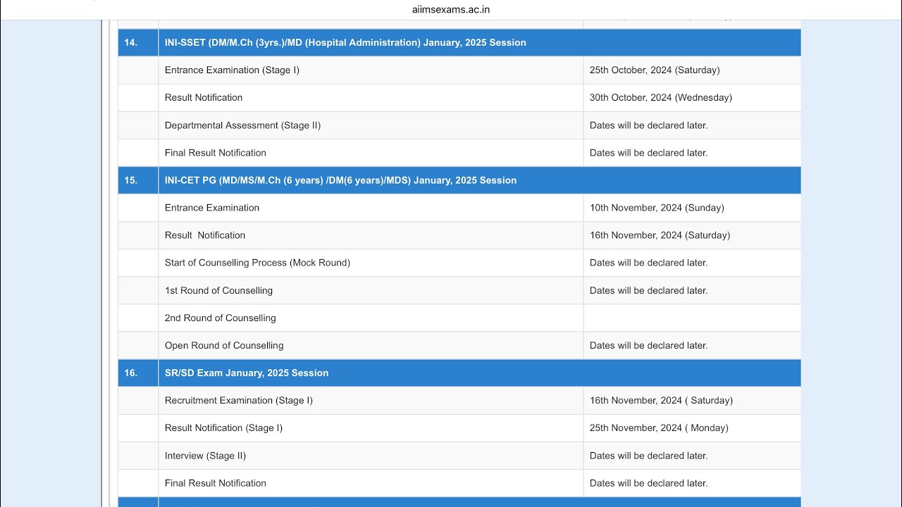 Save the Date 💖 INI-SS 25.10.24 INICET PG 10.11.24