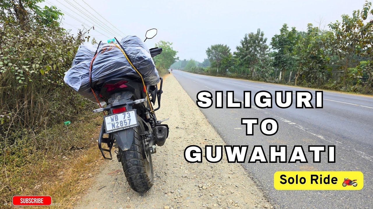 Siliguri to Guwahati 🏍️ | Winter Solo Ride | Honda NX200 