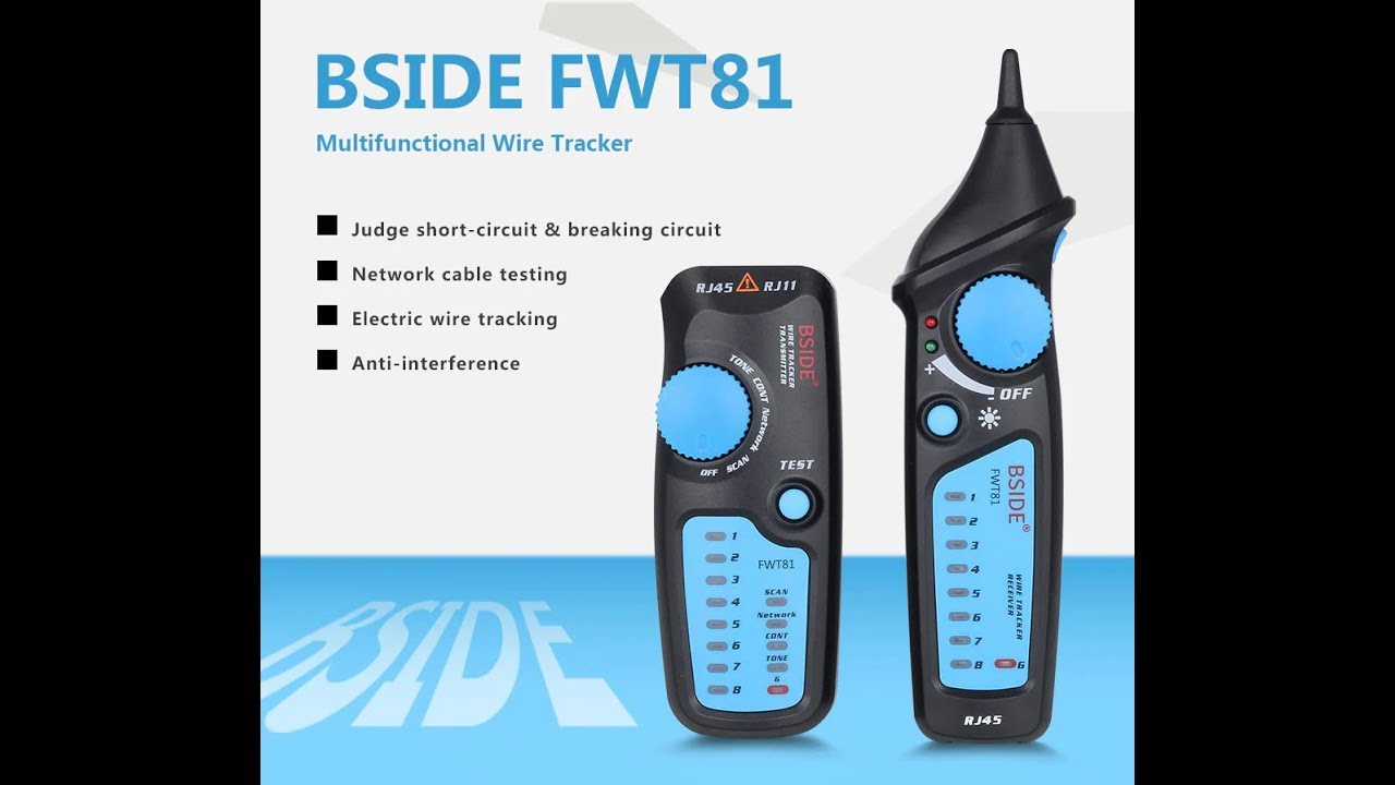 Wire Tracer: Test Equipment - Multifunctional RJ11 RJ45 Cable Tester Wire Tracker