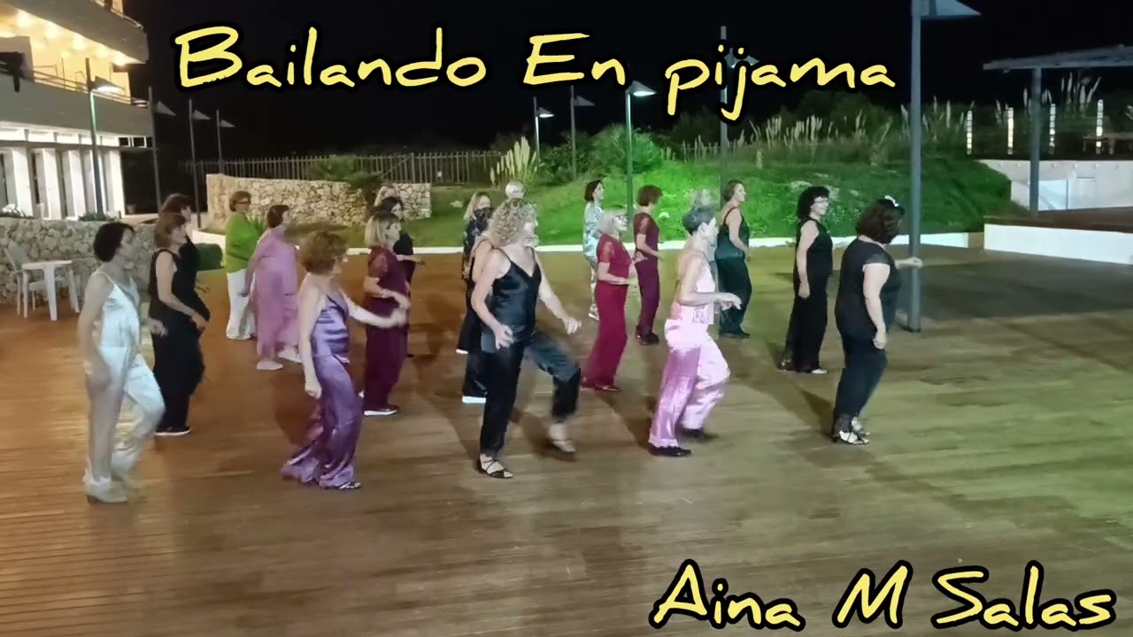 Line dance Bailando en pijama Aina Maria salas