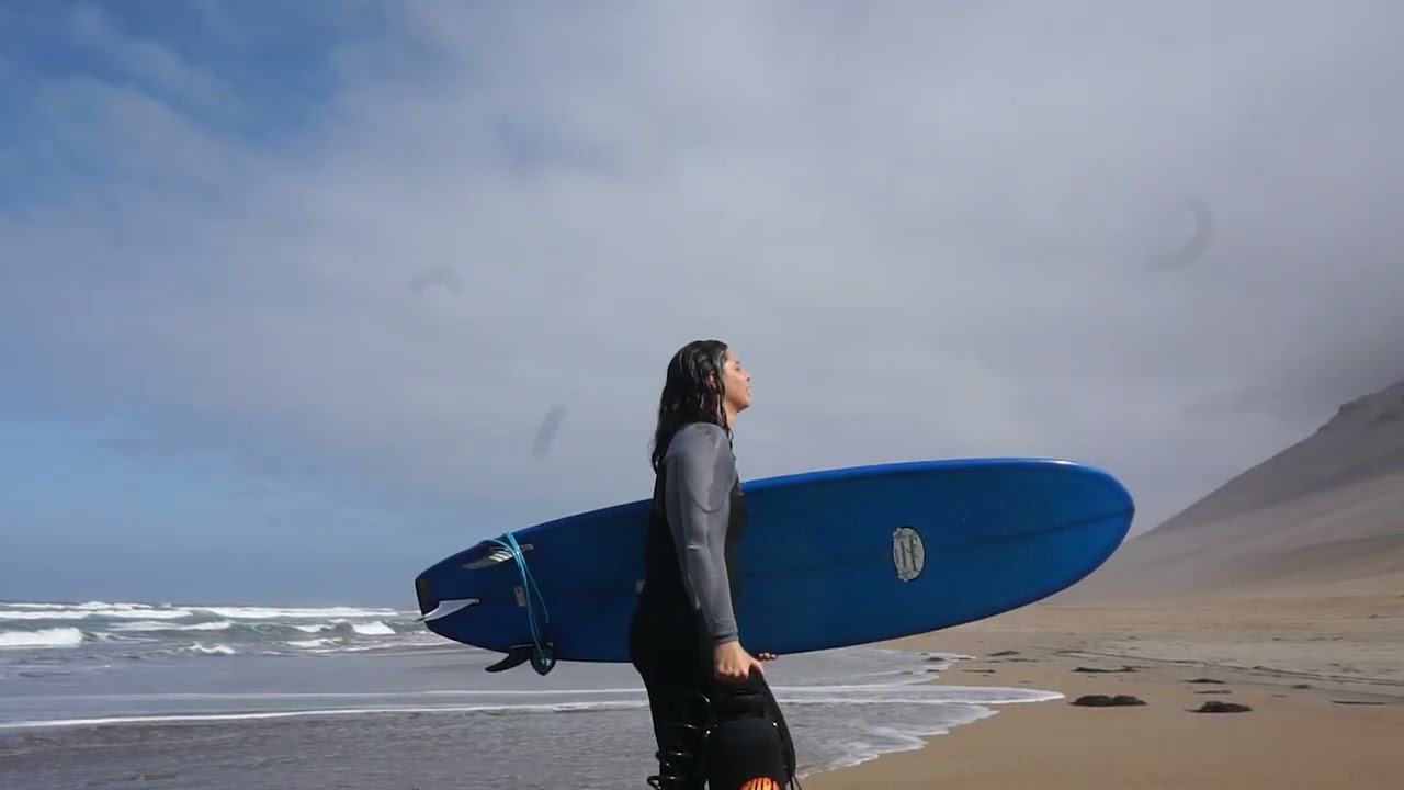 Surfing in the secret spot