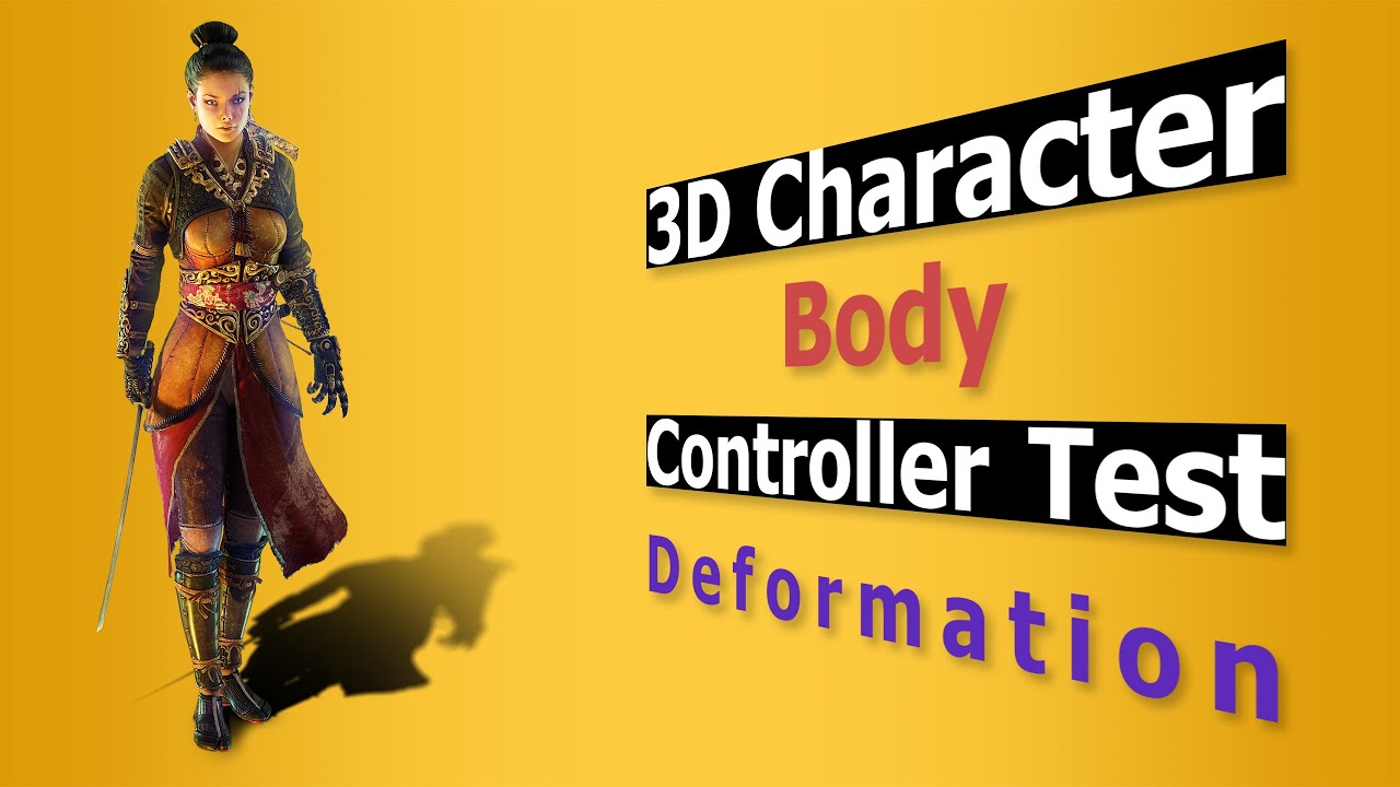 Maya Character Rig Demo &ndash; Body Controller Test &ndash; Deformation Showcase