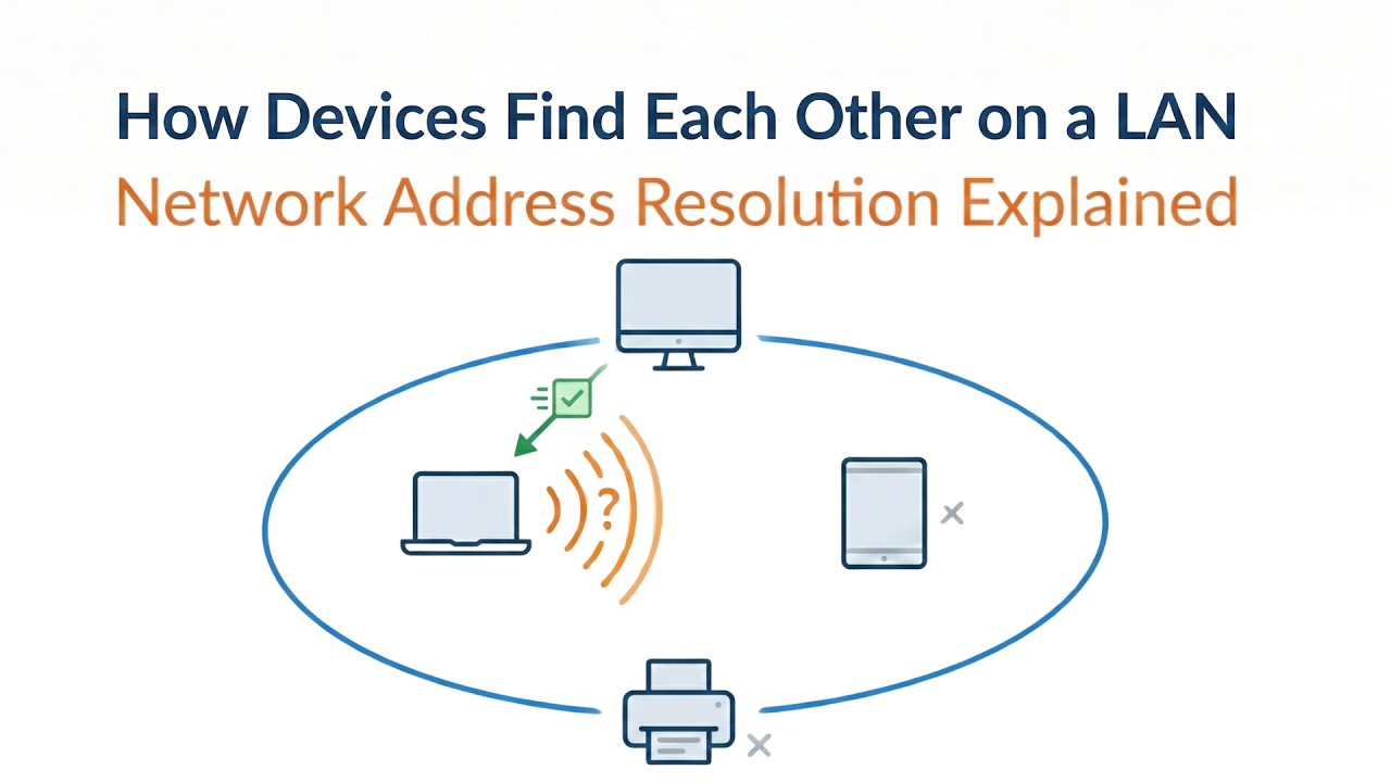 How Devices Find Each Other on a LAN ｜Network Address Resolution Explained