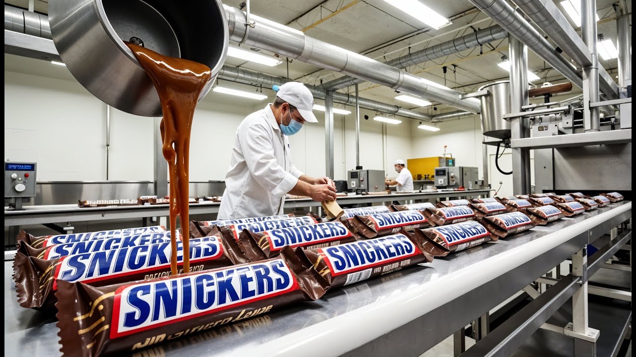 How Snickers Are Made In The Factory
