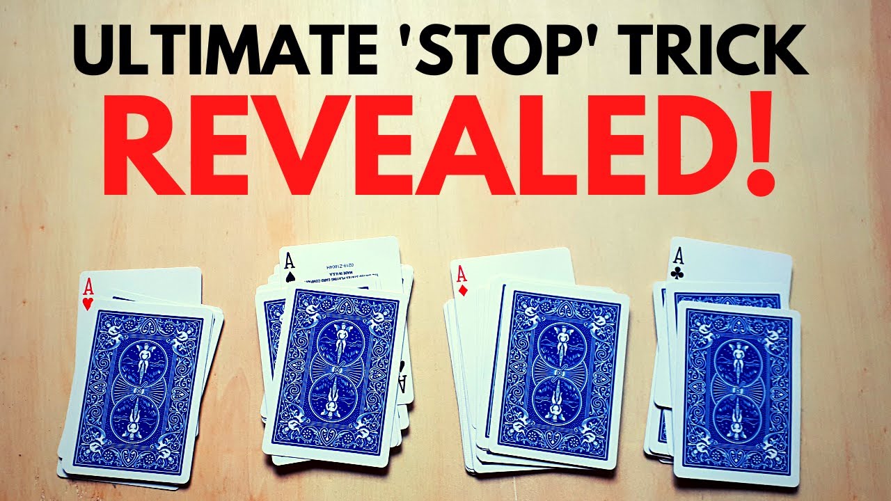 Do Expert Level 'Stop' Card Trick (Learn the Secret NOW!)