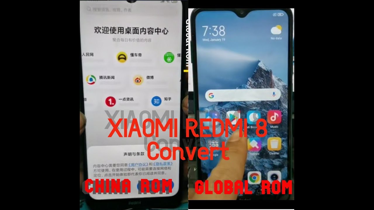 Xiaomi Redmi 8 China Rom Convert Global Rom Tested