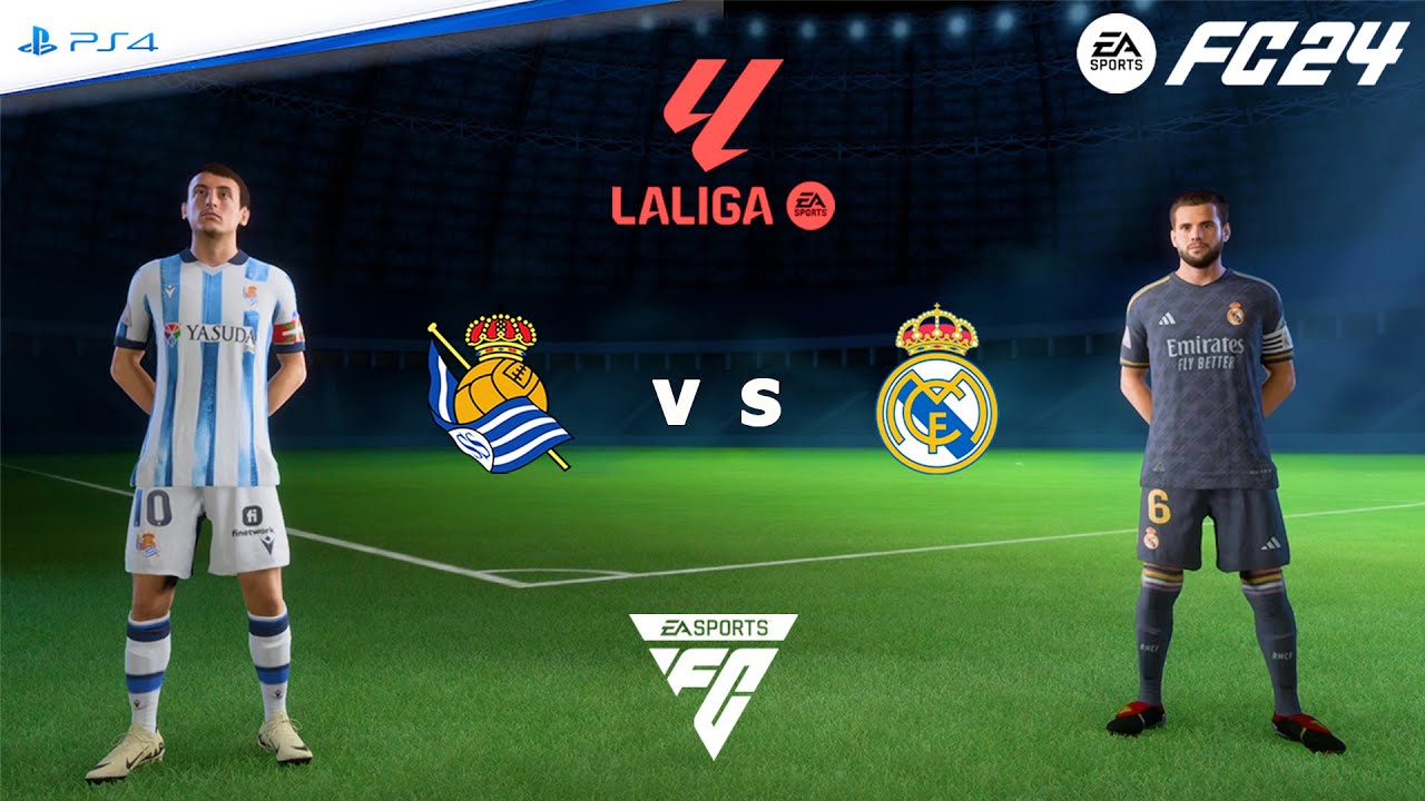 FC 24 PS4 - Real Sociedad vs Real Madrid | LaLiga EA SPORTS 2023/24