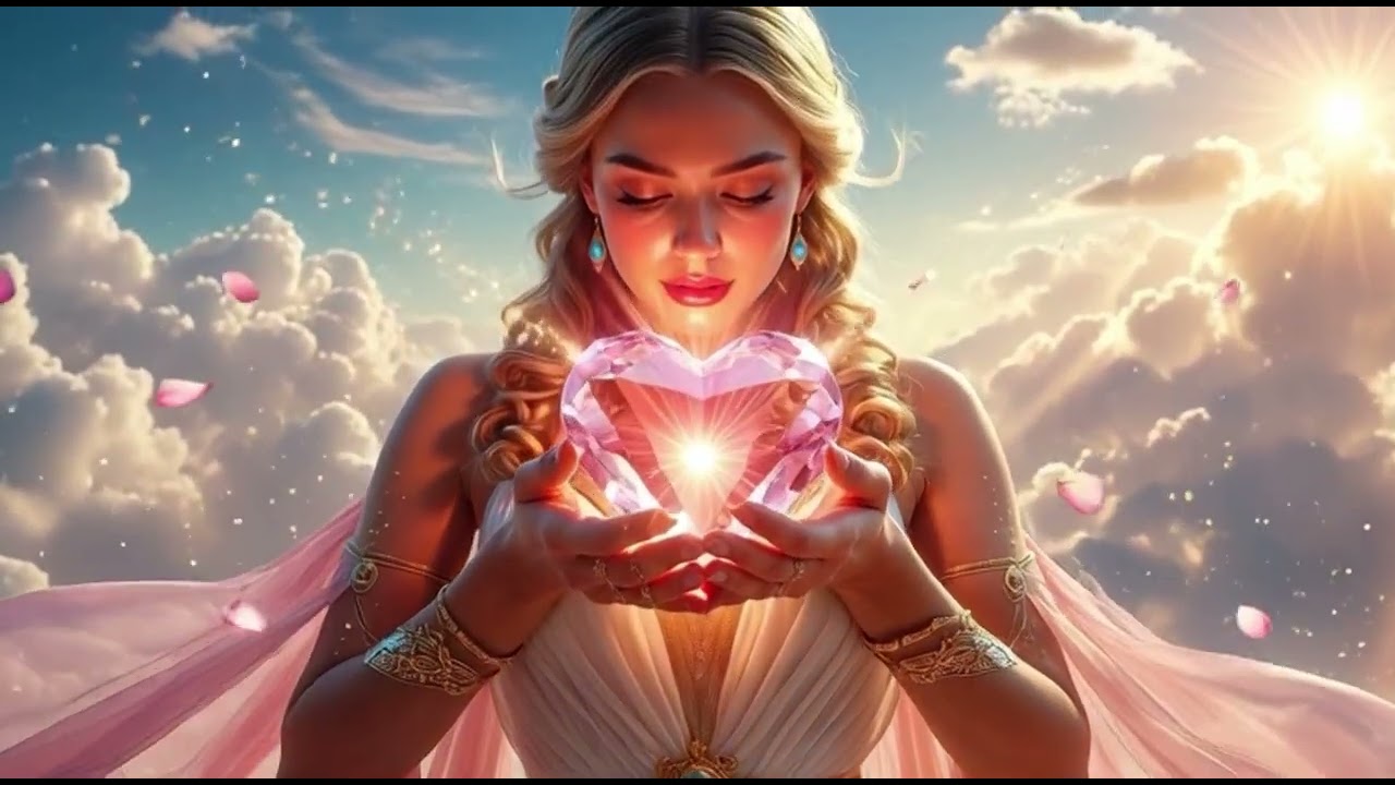 Divine Crystal Heart of the Goddess 💖✨Healing Love, Compassion & Heavenly Blessings #963hz #432hz