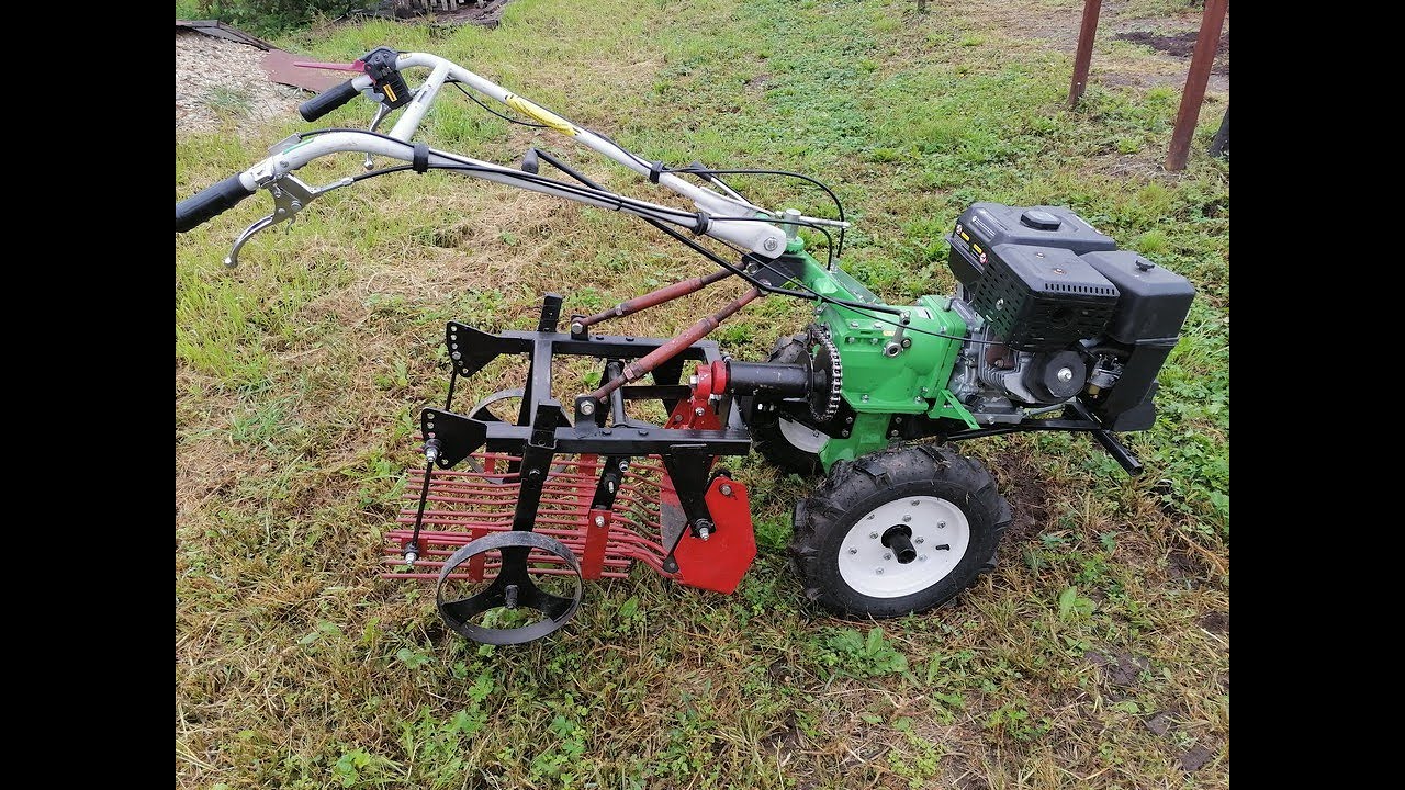 Модернизация (доработка) копалки для мотоблока. Upgrading (revision) potato digger for tillers.