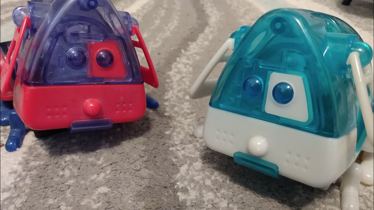 Transparent Tomy Spotbot and Bootleg Spotbot