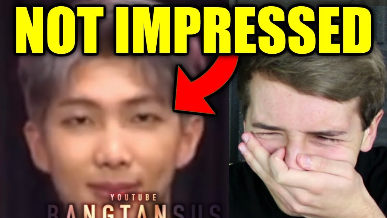 namjoon being done with bts' english Reaction