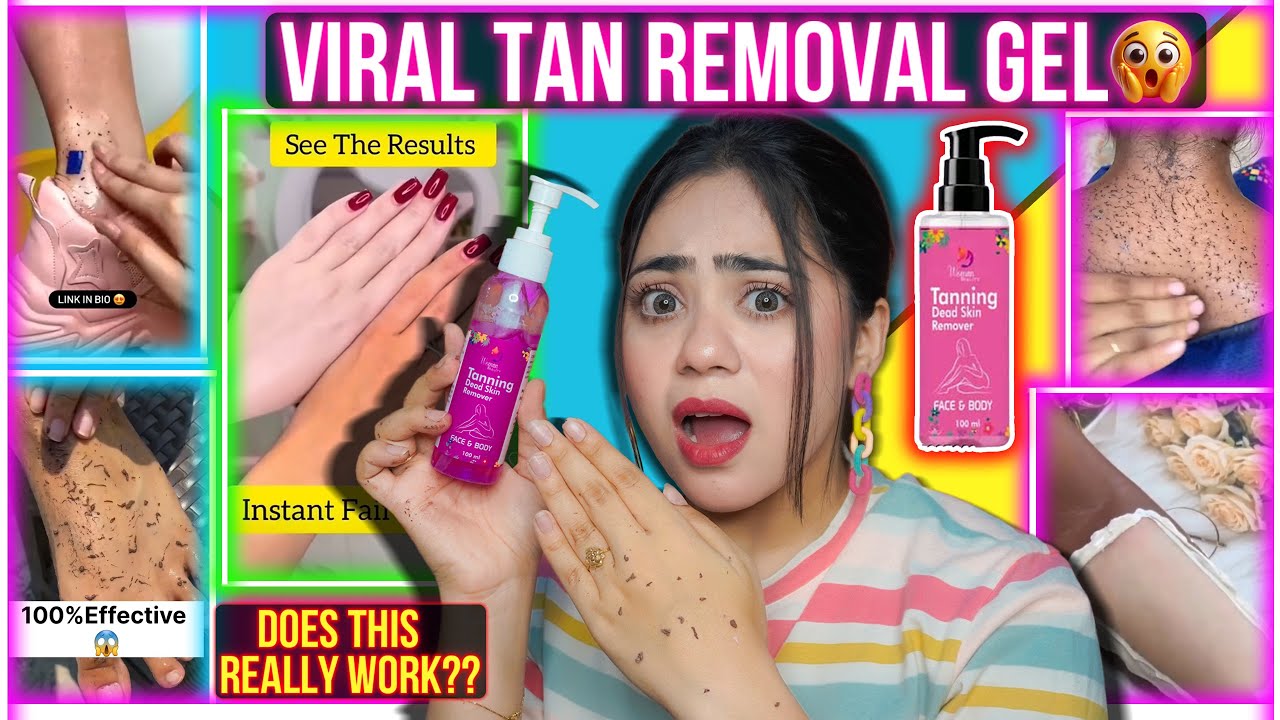I Tried Viral Tanning & Dead Skin Removal Gel 😱|Does this works? 🙅🏻‍♀️| Ronak Qureshi.