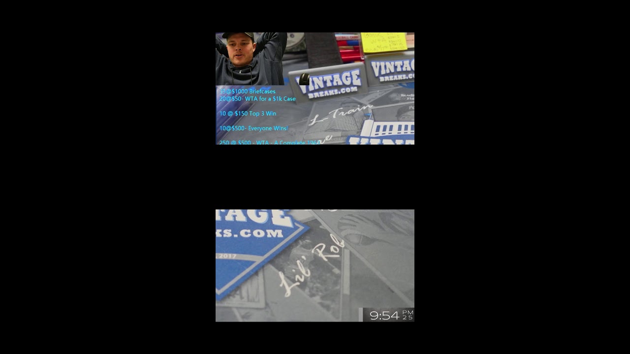 Vintage and Modern Breaks 02/21/26 #livebreaks