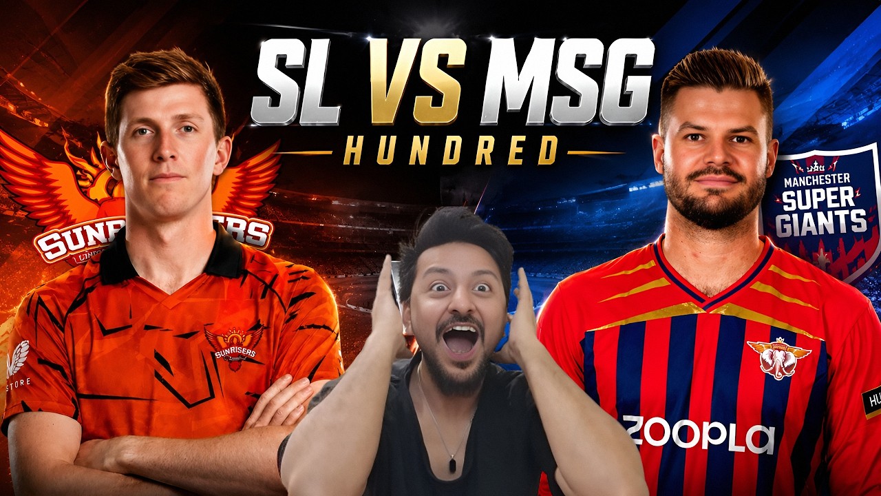 SRL vs MSG Live 🔥 UNBEATEN vs HOME FORTRESS! The Hundred 2026  |Watch Party With RAW EMOTIONS