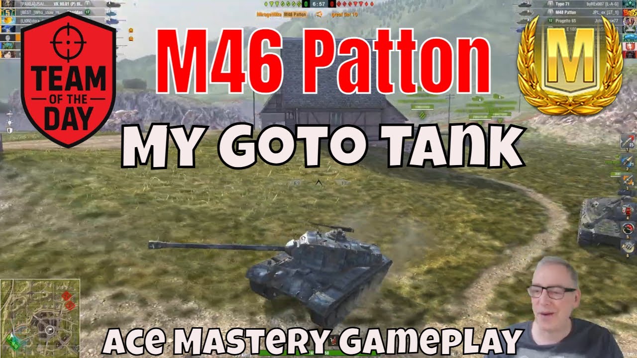 Команда дня на сервере NA: мастерство владения M46 Patton.