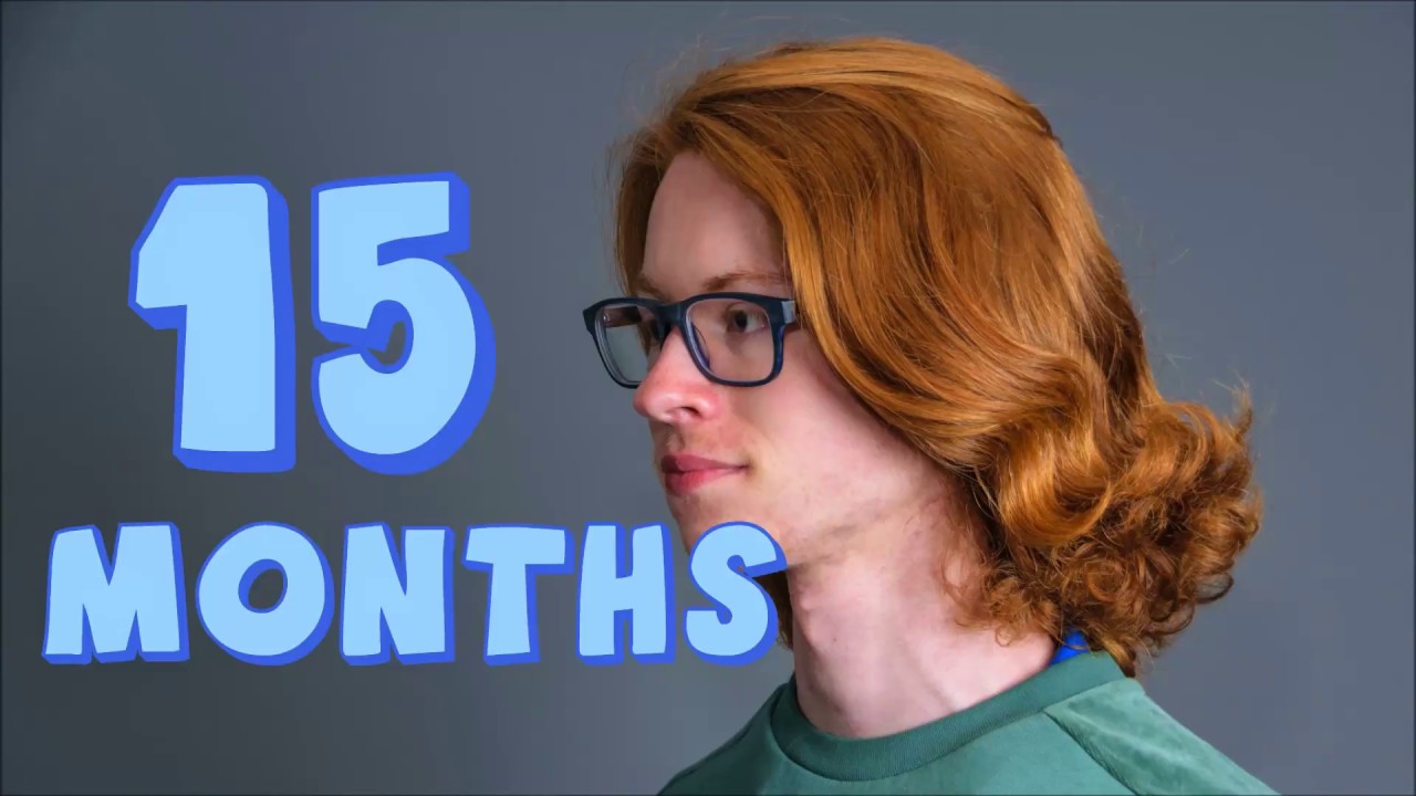 15 months Hair Growth Timelapse  | The Redhead | Picture every day 
