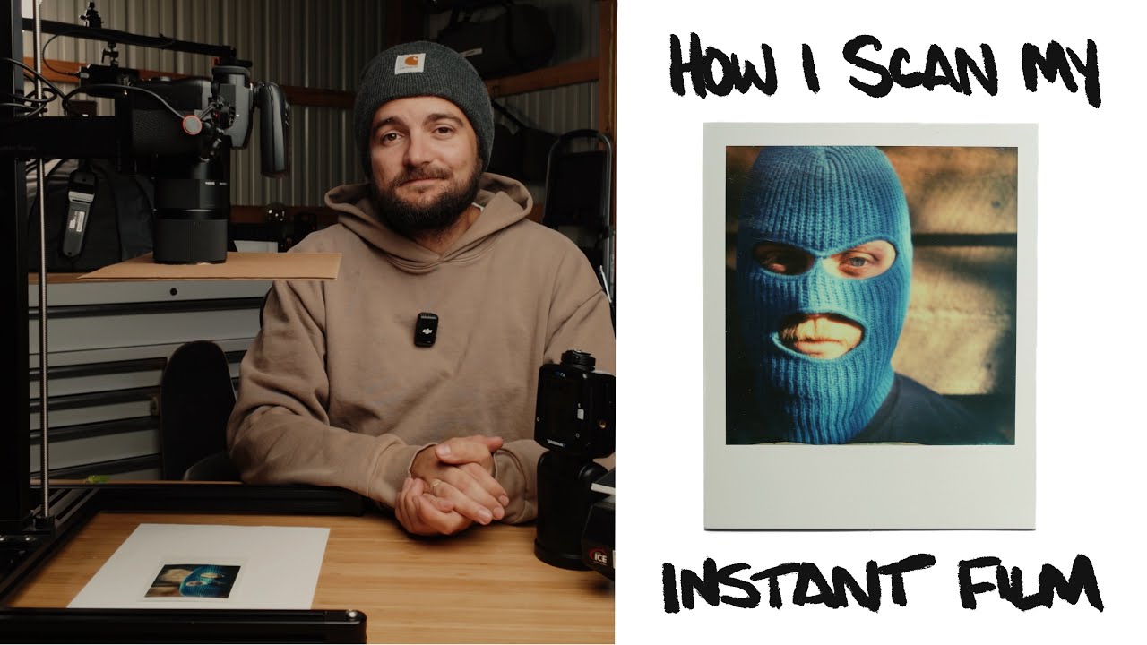 no more flatbed scanning for my polaroid film