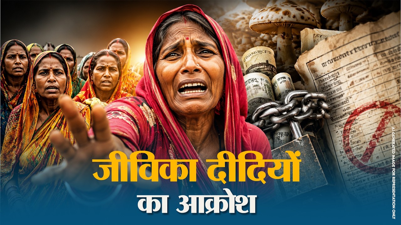 मशरूम परियोजना बनी मुसीबत, ऋण राहत की मांग लेकर समाहरणालय पहुंचीं जीविका दीदियां