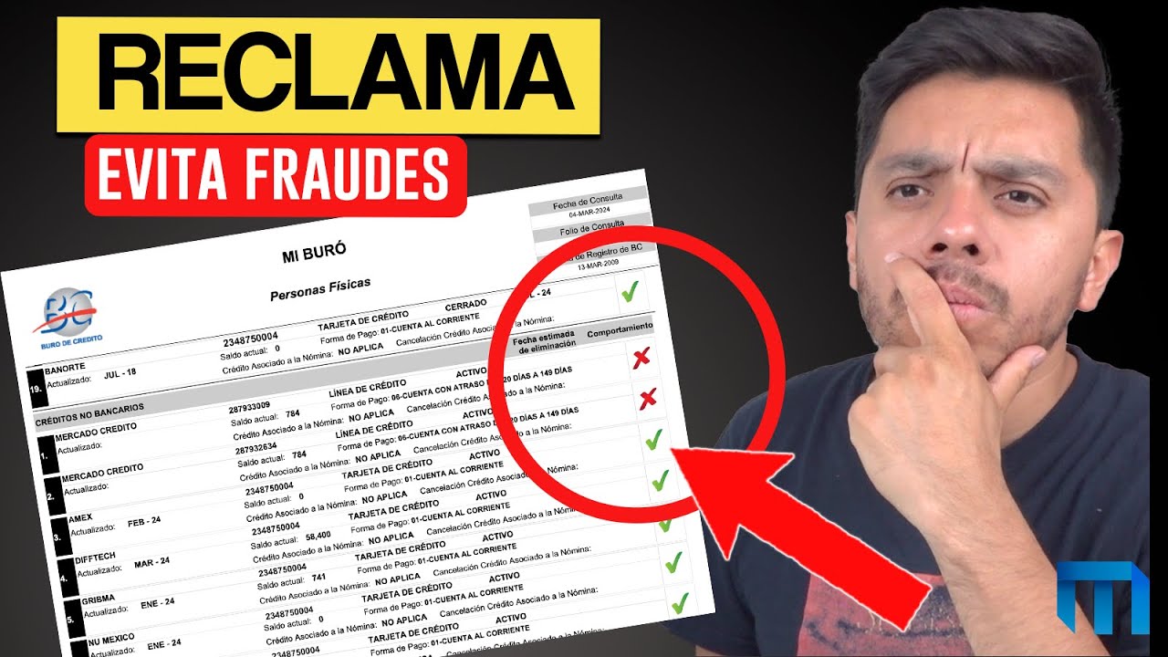 Cómo meter un reclamo en BURÓ DE CRÉDITO