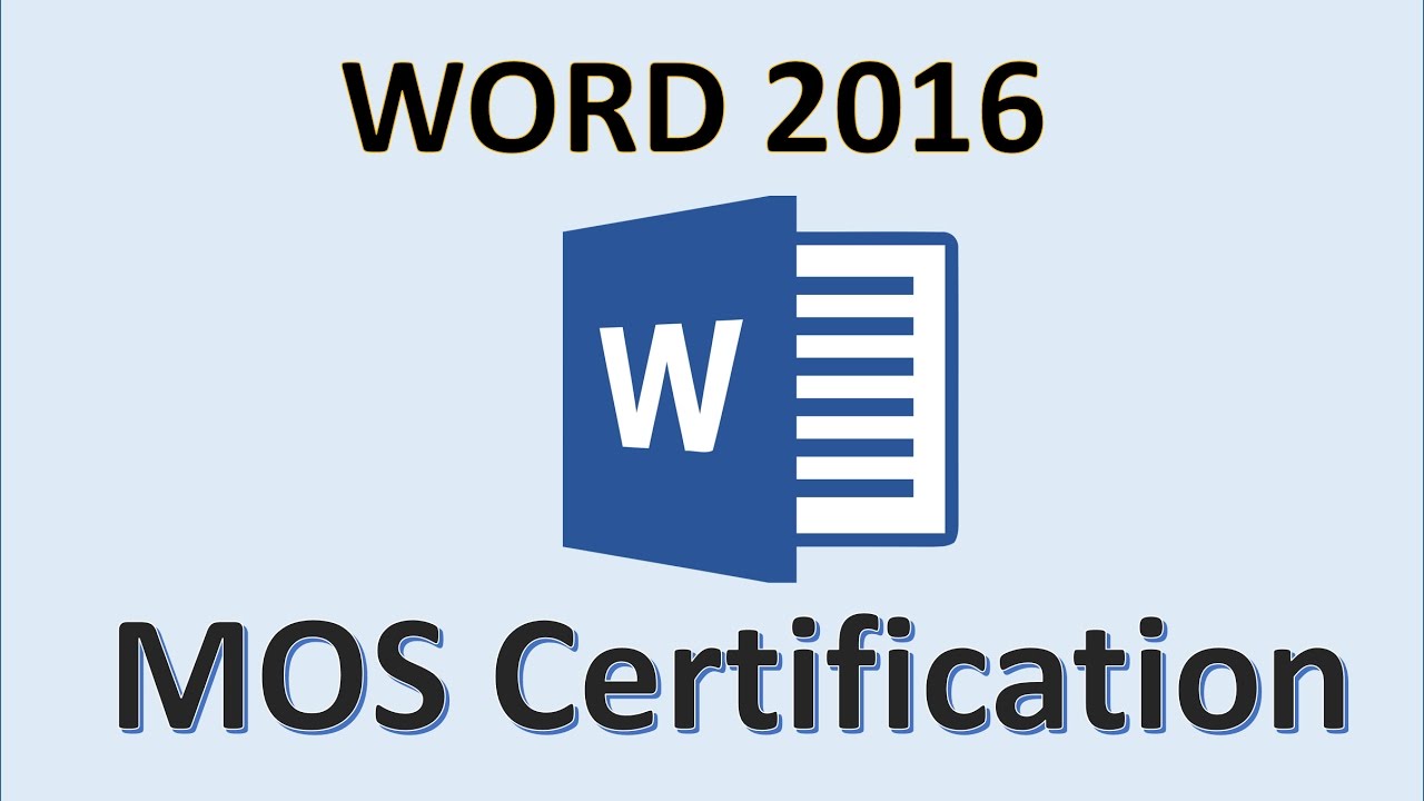 Word 2016 — Сертификация экзамена MOS — Учебное пособие по практическому тестированию специалисто...