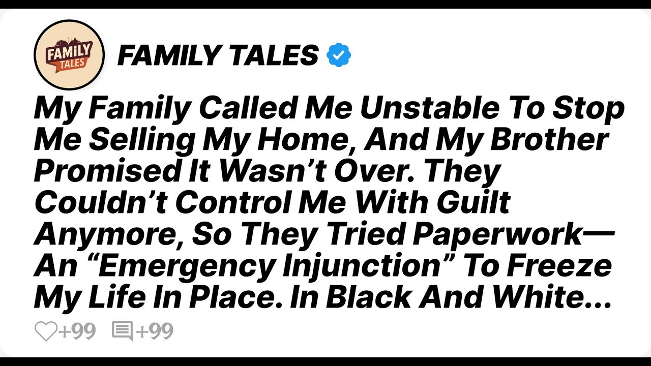My Family Called Me Unstable To Stop Me Selling My Home, And My Brother Promised It Wasn&rsquo;t Over