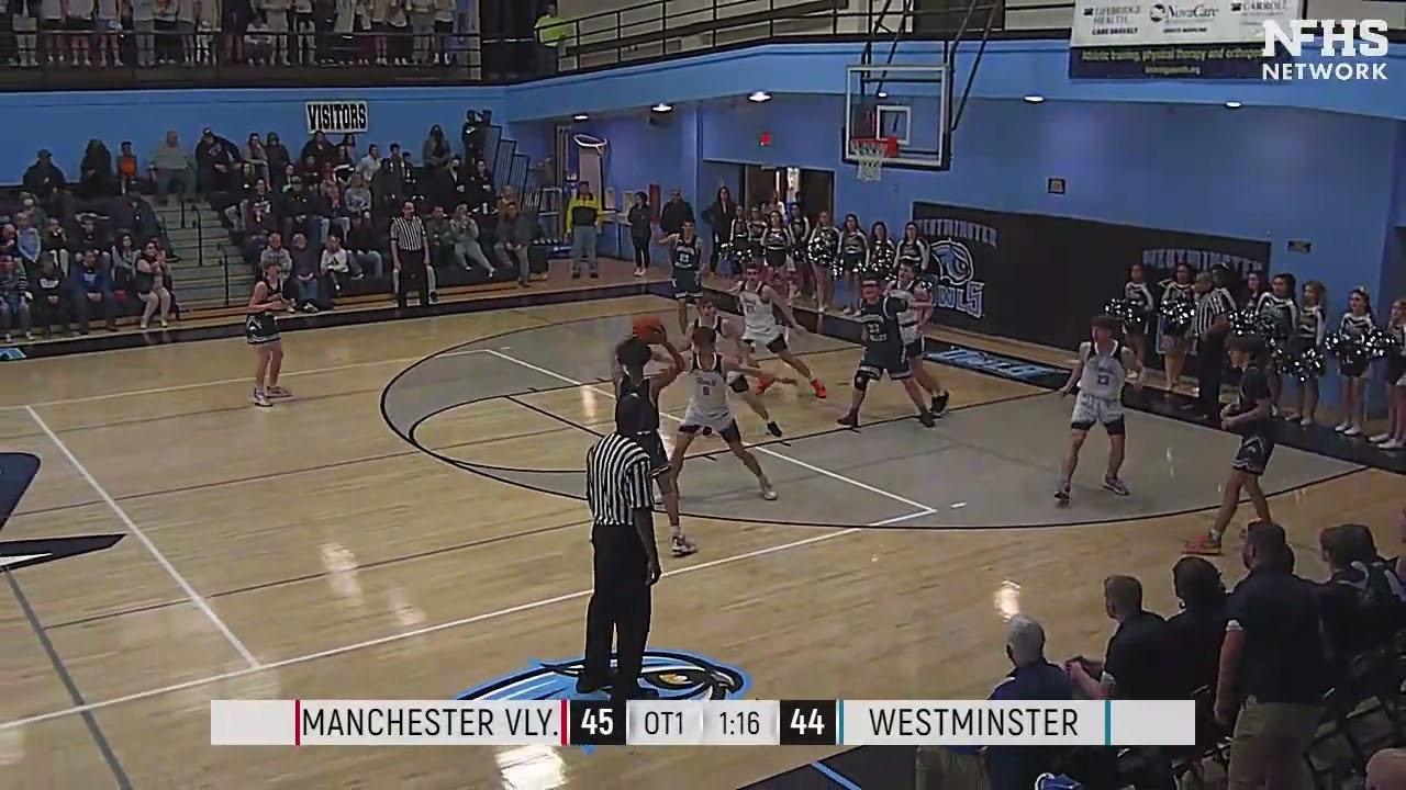 CMSportsNet Highlights -- Manchester Valley vs. Westminster Boys Basketball 2/25/2022