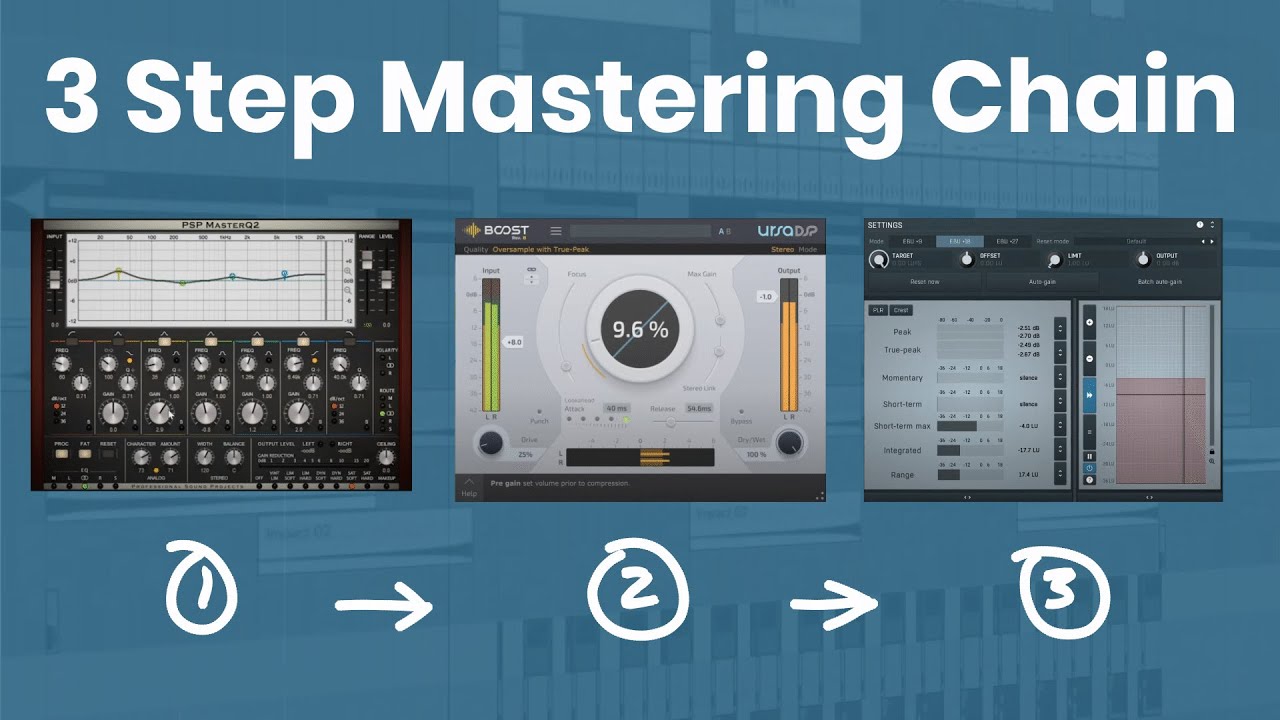 A SIMPLE 3 Step Mastering Chain That Actually Works 🔊 (And Two Free Mastering Plugins!)