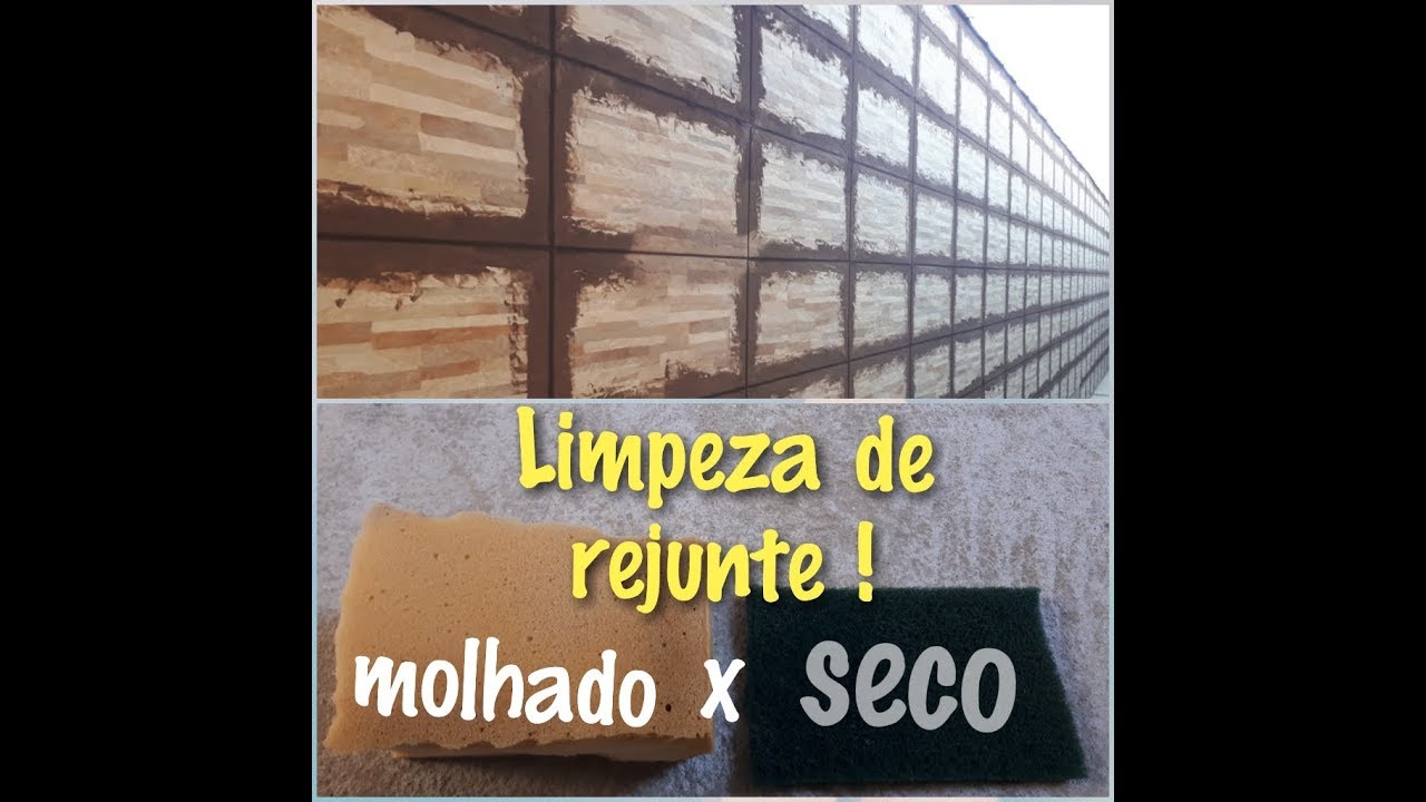 REJUNTE  Limpeza seca x Limpeza molhada veja as duas opçôes neste video e faça vôçe mesmo