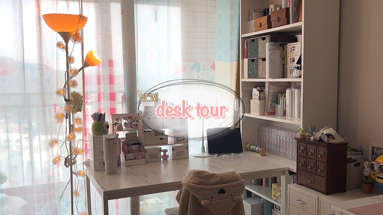 새로운 데스크 셋업-! 깔끔한 거 좋아하는 실용주의 다꾸러의 책상📚