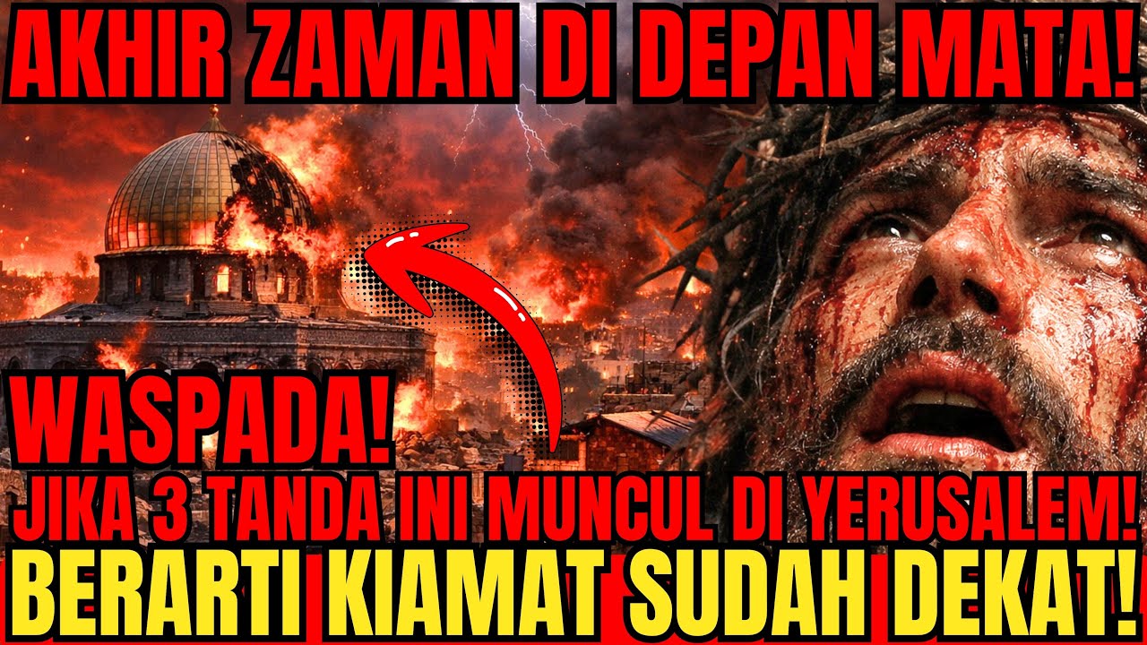 WASPADA! JIKA 3 TANDA INI MUNCUL DI YERUSALEM,KIAMAT SUDAH SANGAT DEKAT!