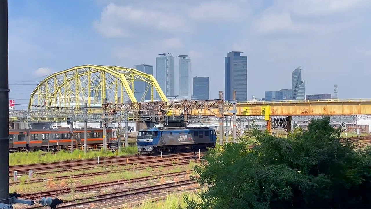 【貨物列車】向野橋と夜のささしまライブで（日常鉄）