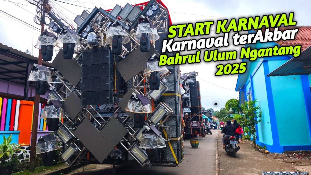 Start Karnaval terAkbar Pon Pes Bahrul Ulum Ngantang 2025