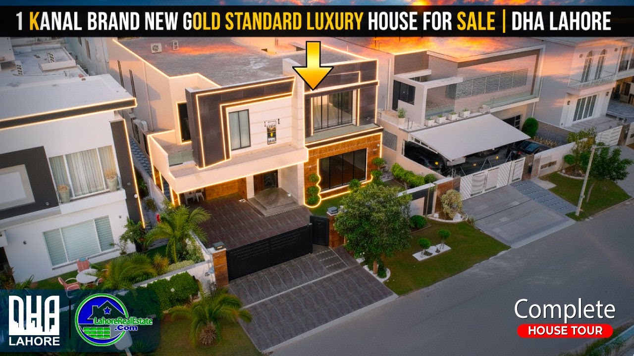 DHA Lahore 1 Kanal Gold Standard Luxury House for Sale | Modern Design & Prime Location