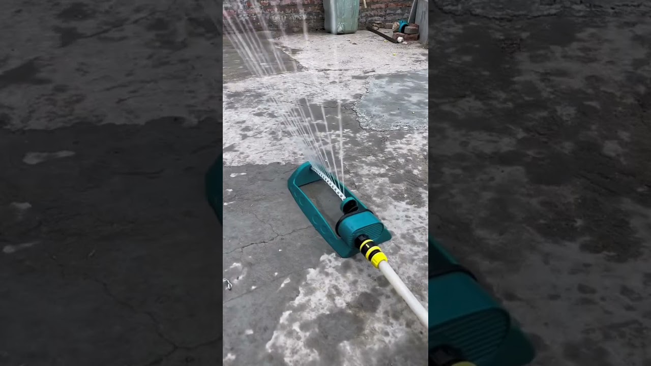 Product Link in Bio ( #578  )▶️ Automatic Swing Water Sprinkler