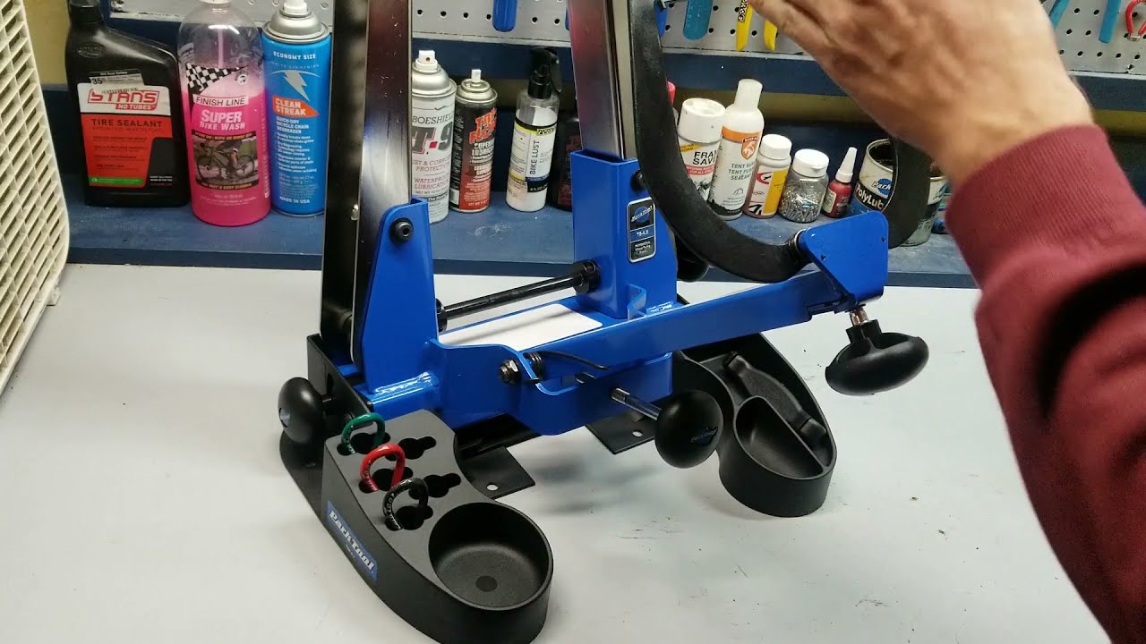 Park Tool TS 4.2 Tilting Base unboxing assembly and demonstration