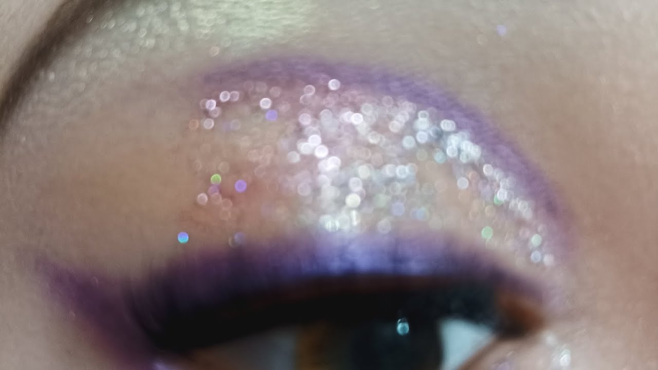 Glitter eye makeup tutorial 💄🤩😍