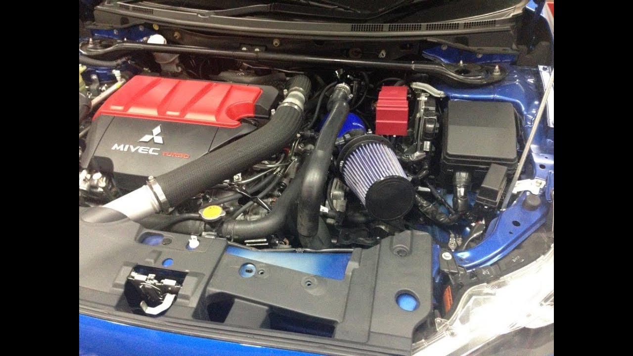 Варианты системы холодного впуска воздуха для Mitsubishi EVO