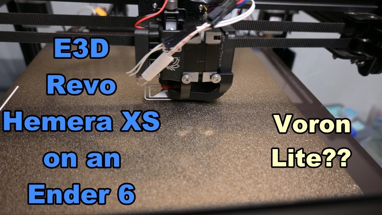 Ender 6 Hemera XS Revo Install with cable chain mod