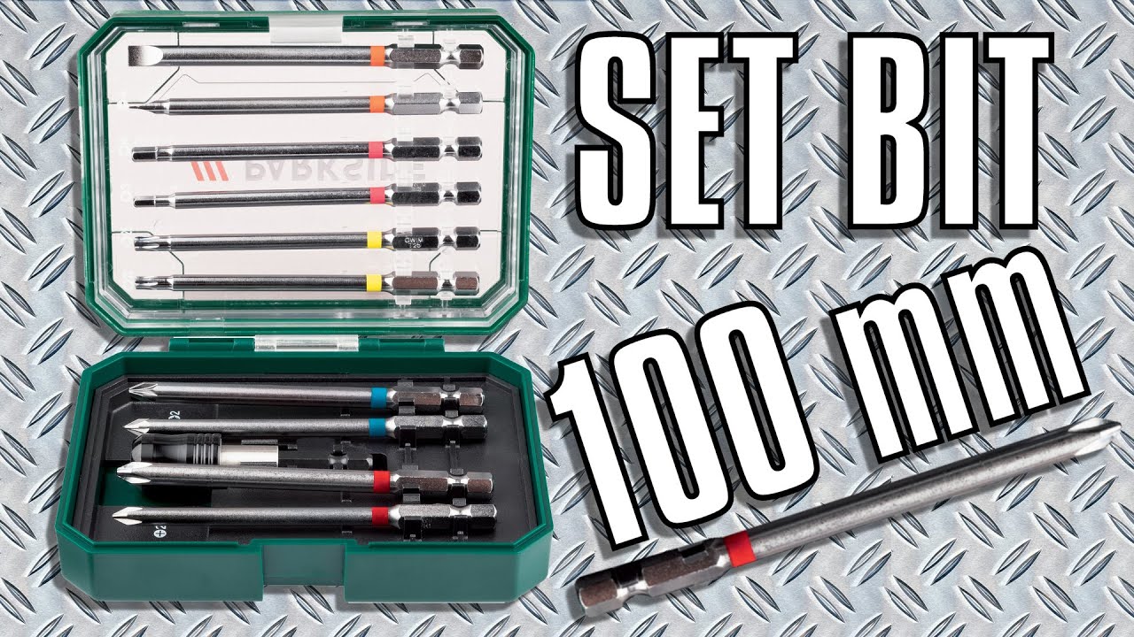 SET BIT 100 mm (11 PEZZI) PARKSIDE PBS 3 B2