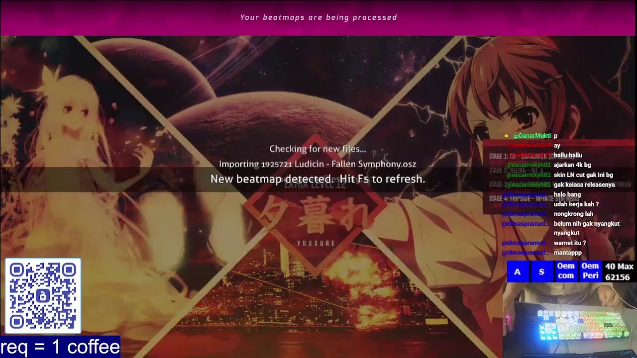 Osu again, derusty session? | Osu mania Indonesia