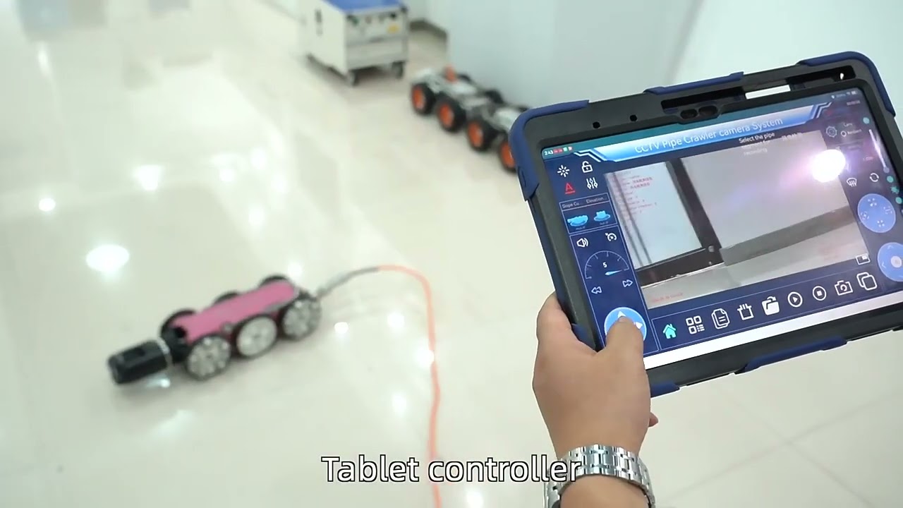 GT380 Industrial pipe inspection robot camera for Wind turbine blade