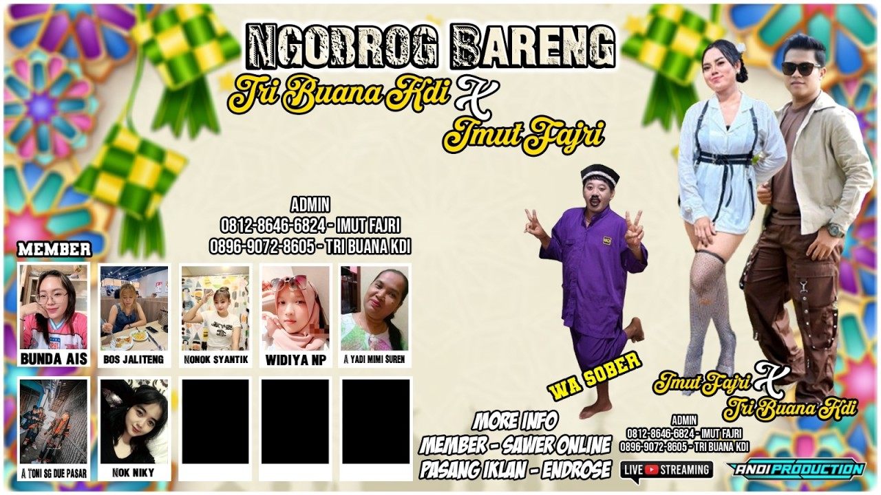 LIVE NGOBROG BARENG TRI BUANA KDI X IMUT FAJRI EDISI BULAN RAMADHAN SEASON 9