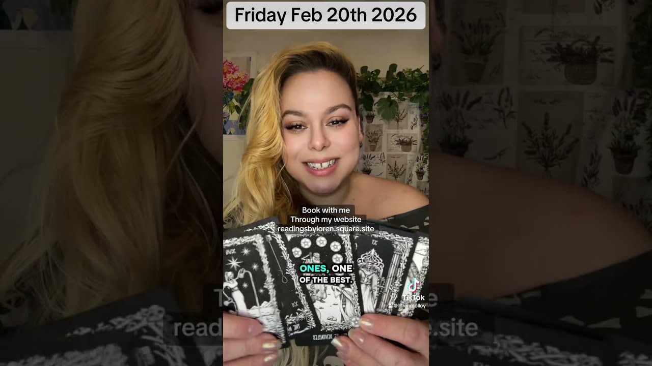 FRIDAY FEB 20th your #tarotreading 